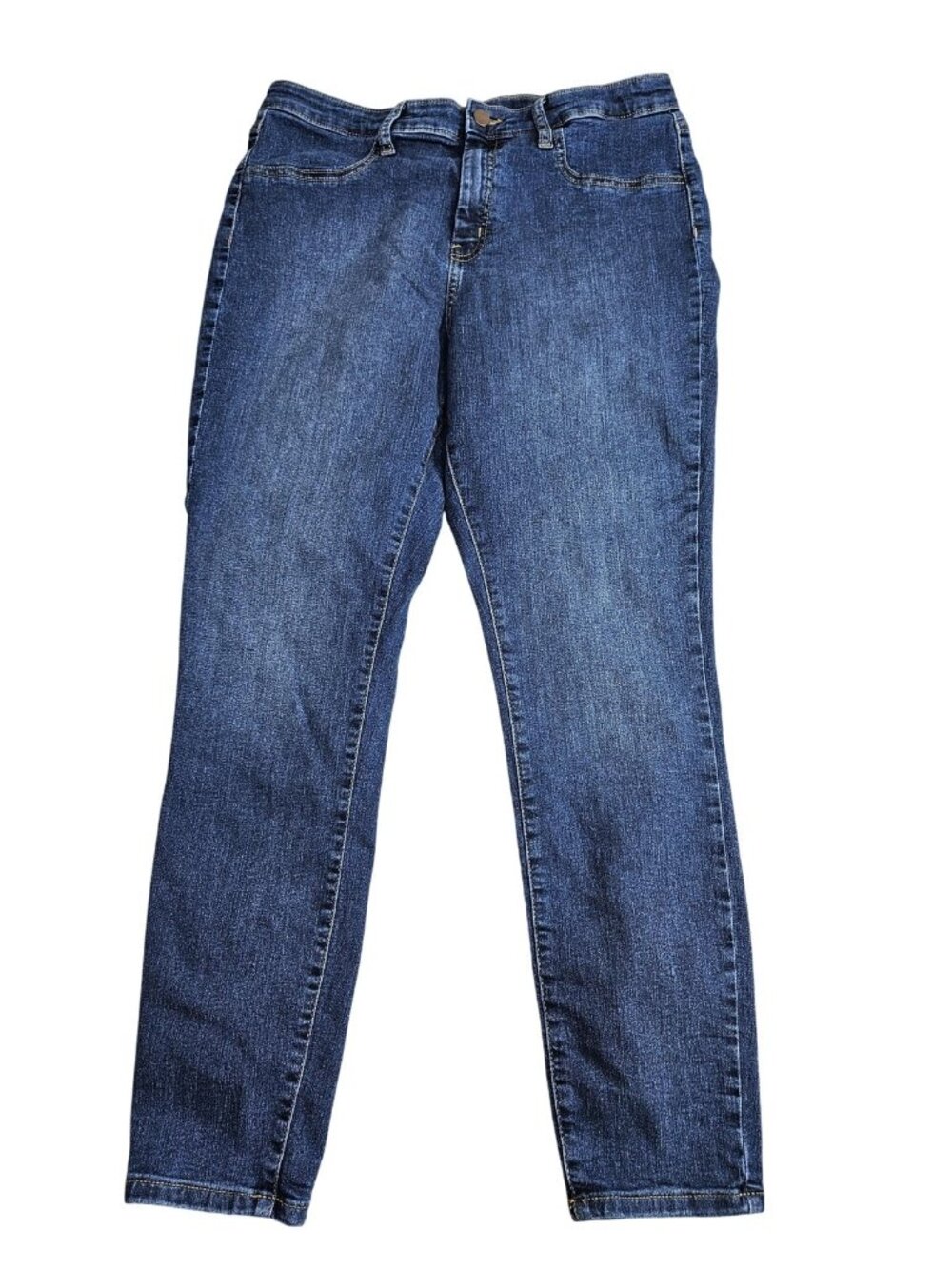 Wild Fable High Rise Skinny Jeans Womens 14 Blue Med Wash Stretch Denim Slim